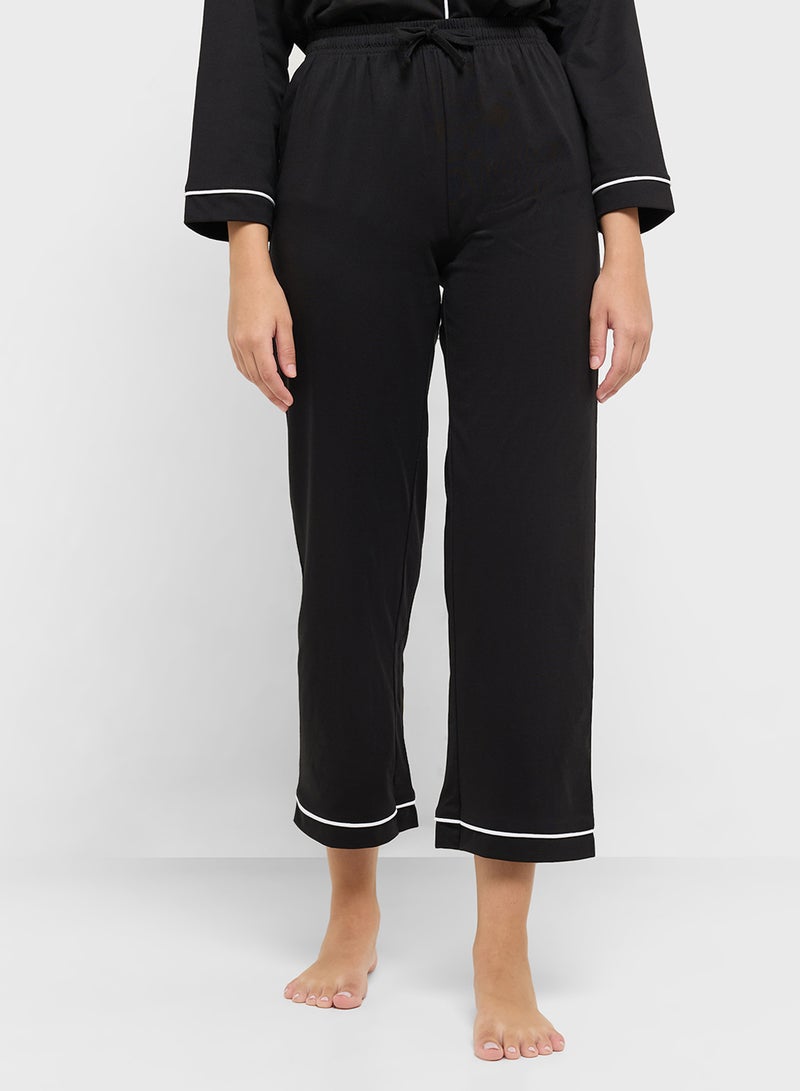 Ginger Cotton Button Up Shirt & Pyjama Set  - Image 4