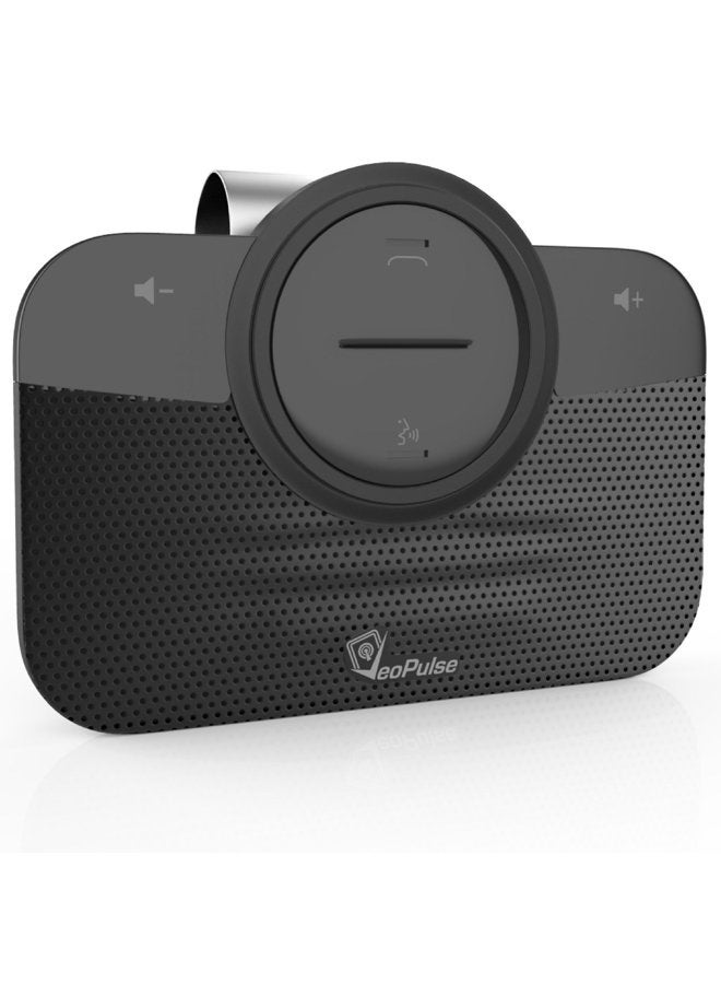VeoPulse Car Speakerphone B-PRO 2 Hands Free with Bluetooth Automatic Cellphone Connection - Safe Hands-free kit Talking and Driving Wireless Technology - Compatible with All Cars and Bluetooth Phones - Image 1