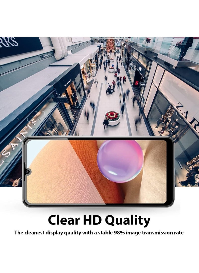 vesus Samsung Galaxy A12 / A32 5G Screen Protector Glass Full Glue Tempered Screen Guard Anti-Fingerprints Shatter-Resistant - Image 4