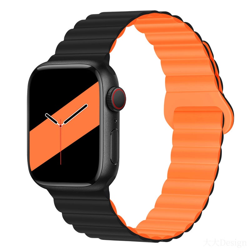 Silicone Magnetic Watch Band for Apple Watch 1-11/Ultra 3/SE 3 - Image 2