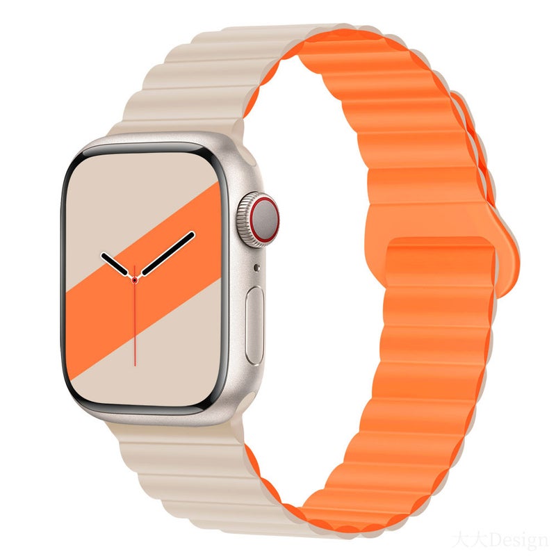 Silicone Magnetic Watch Band for Apple Watch 1-11/Ultra 3/SE 3 - Image 5