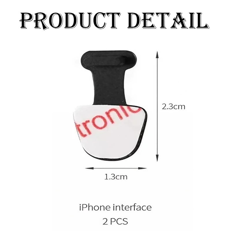 Kidoca Mobile Phone Anti Dust Plug Adhesive Mesh Net Speaker Stickers for Universal Android & iPhone Protector Mobile Accessories (Apple + Paw Silver, Apple) - Image 5