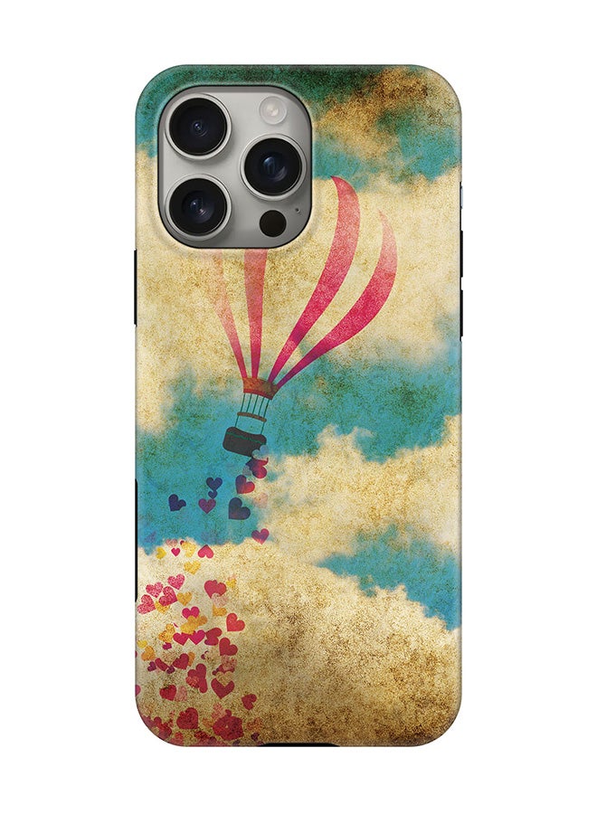 Stylizedd Tough Pro Magnetic Case for iPhone 16 Pro Max, Dual Layer hybrid PC + TPU Mobile Cover Matte - Spreading The Love - Image 1