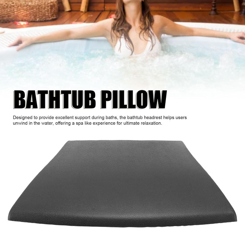 GOWENIC Bath Pillow with Suction Cups Soft Spa Bathtub Cushion Headrest for Relaxation, Home, Bathroom - Image 4
