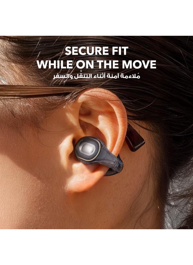 Panvil C30i  Open-Ear Earbuds, Clip-On Headphones, Lightweight Comfort, Stable Fit, Firm-Shell Design, Attachable Ear Grips, Big Drivers for Clear Audio, 30H Play, IPX4 Water-Resistant  - Image 4
