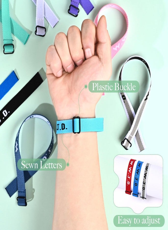 MATEPLUS 60PCS WWJD Wristbands, Adjustable Christian Bracelet Pack, Webbing What Would Jesus Do Handmade Inspirational Bracelets for Men, Women, Teen - Image 3
