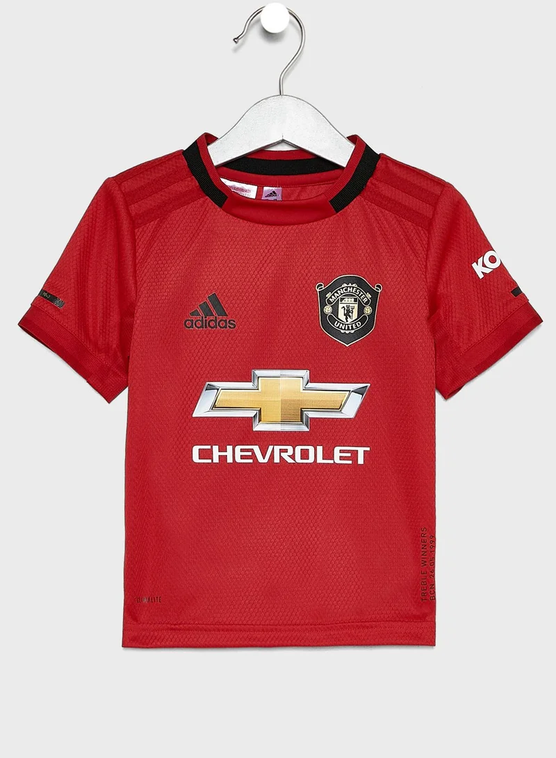 Adidas Kids Manchester United 19/20 Home Set