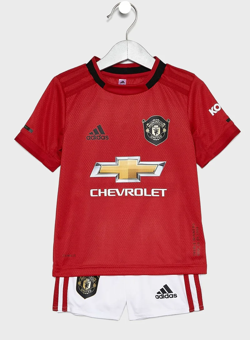 Adidas Kids Manchester United 19/20 Home Set