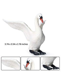 Excefore Farm Animals Goose Figurines, Simulated Farm Life Realistic Plastic Animals for Collection Educational Props Duck Toy Figurine for Kids Ages 3 and Above  - Image 2