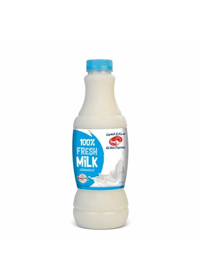 Al Ain Farms Skimmed Fresh Milk, 1L