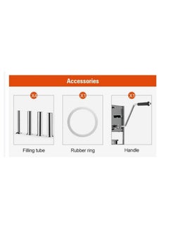 China Stainless Steel 3L Vertical Sausage Manual Stuffer Sausage Maker  - Image 4