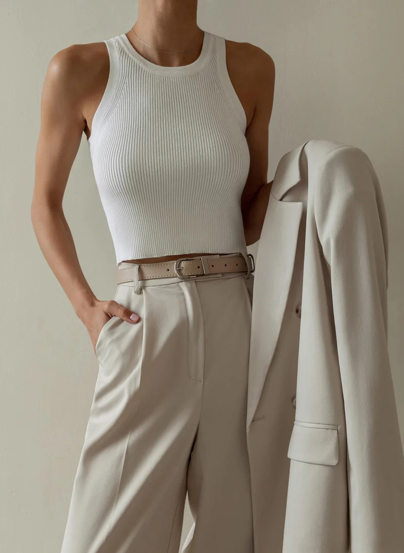 ليتشي توب جيرسي مضلع