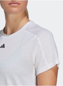 Adidas Aeroready Train Essentials Minimal Branding Crewneck T-Shirt  - Image 3