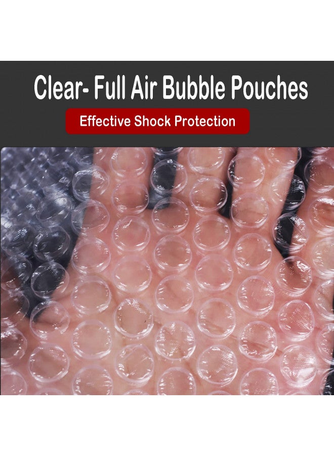 AODESTINY 200Pcs Clear Bubble Out Bags 6x8, Bubble Pouches Wrap Bag for Packing, Double Walled Moving Supplies Bubble Bags for Fragile Dishes China Plates, Bubble Pouch Bags for Shipping Storage Wrapping  - Image 2