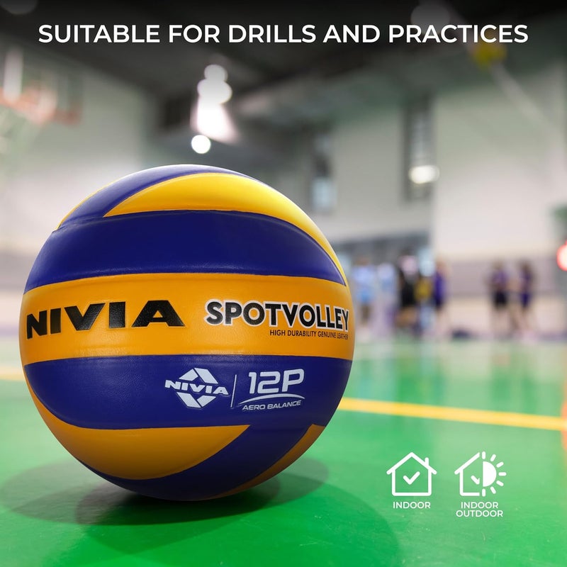 Nivia Spot Volley Size 4 Volleyball - Image 4