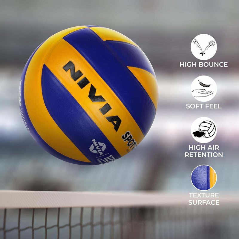 Nivia Spot Volley Size 4 Volleyball - Image 3