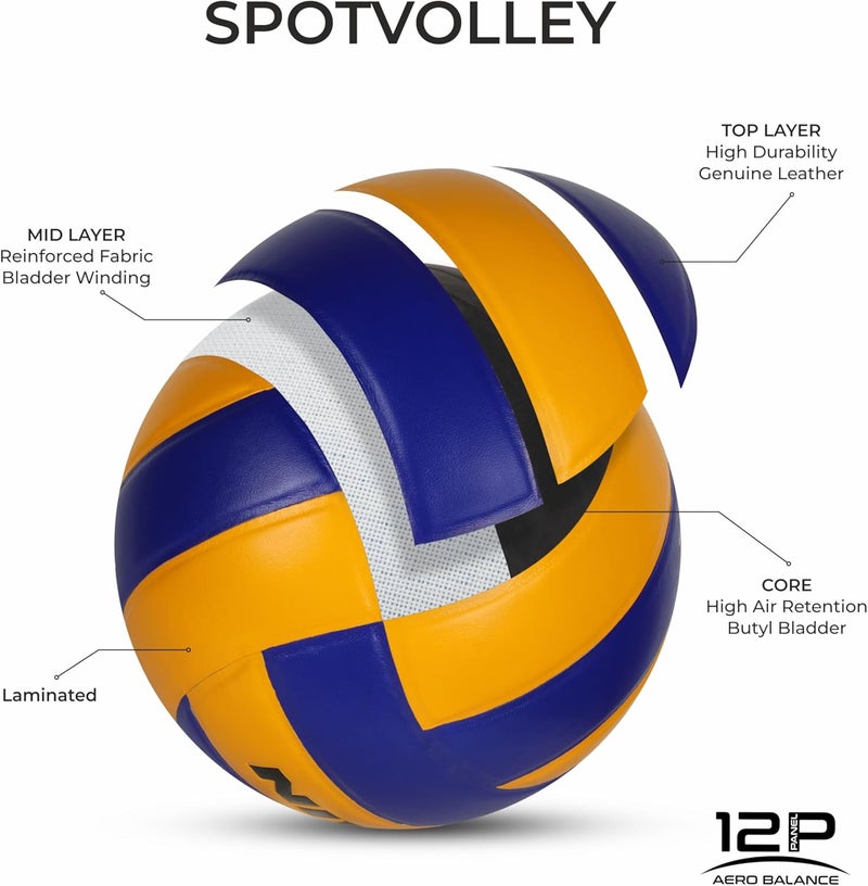 Nivia Spot Volley Size 4 Volleyball - Image 2