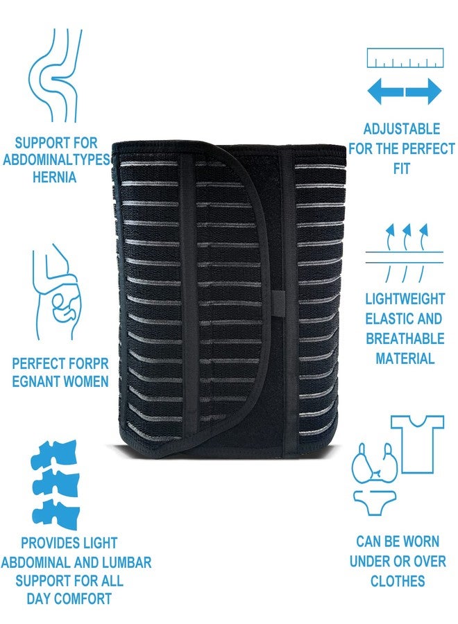 HKJD Abdominal Hernia Belt for Men & Women Plus Size, Umbilical Support for Belly Button, Pain and Discomfort Relief from Umbilical, Navel, Ventral and Incisional Hernias (47"-59" 2XL/3XL) - Image 5