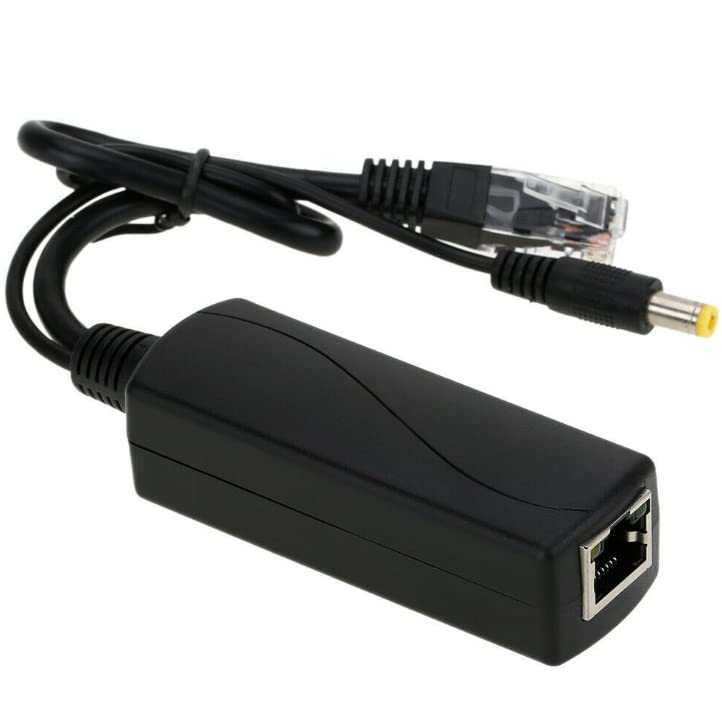 Paruht 4-Pack Power Over Ethernet Adapter PoE Splitter Active 48V to 12V Compatible with POE Devices Switches IP Camera IP Phone POE4 - Image 2