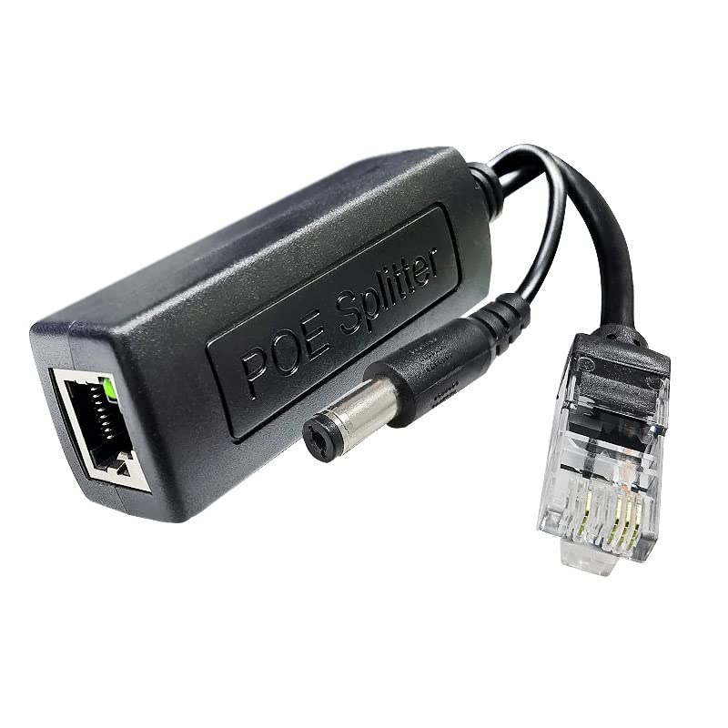 Paruht 4-Pack Power Over Ethernet Adapter PoE Splitter Active 48V to 12V Compatible with POE Devices Switches IP Camera IP Phone POE4 - Image 3