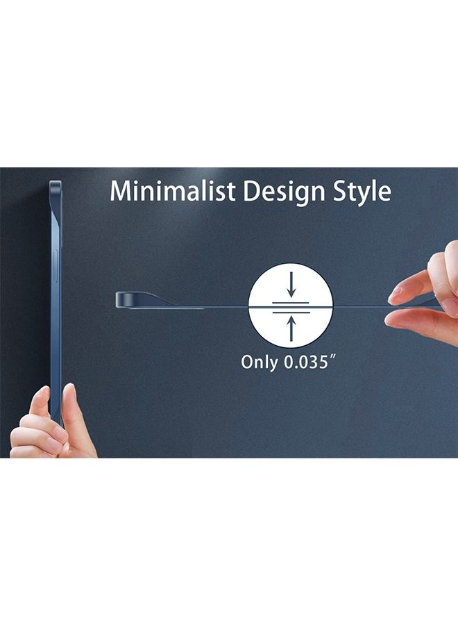 TEAM LUXURY Slim Case for iPhone 15 Pro Max Compatible with MagSafe, Ultra Thin Frameless Case Accessories with Mag Safe Wireless Charging, Anti-Yellow Shockproof Magnetic Cover for iPhone 15 Pro Max  - Image 2