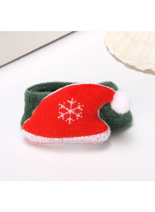 NIBEMINENT Snap Ring Decoration Bracelet Green/Red/White 20 x 6cm - Image 2