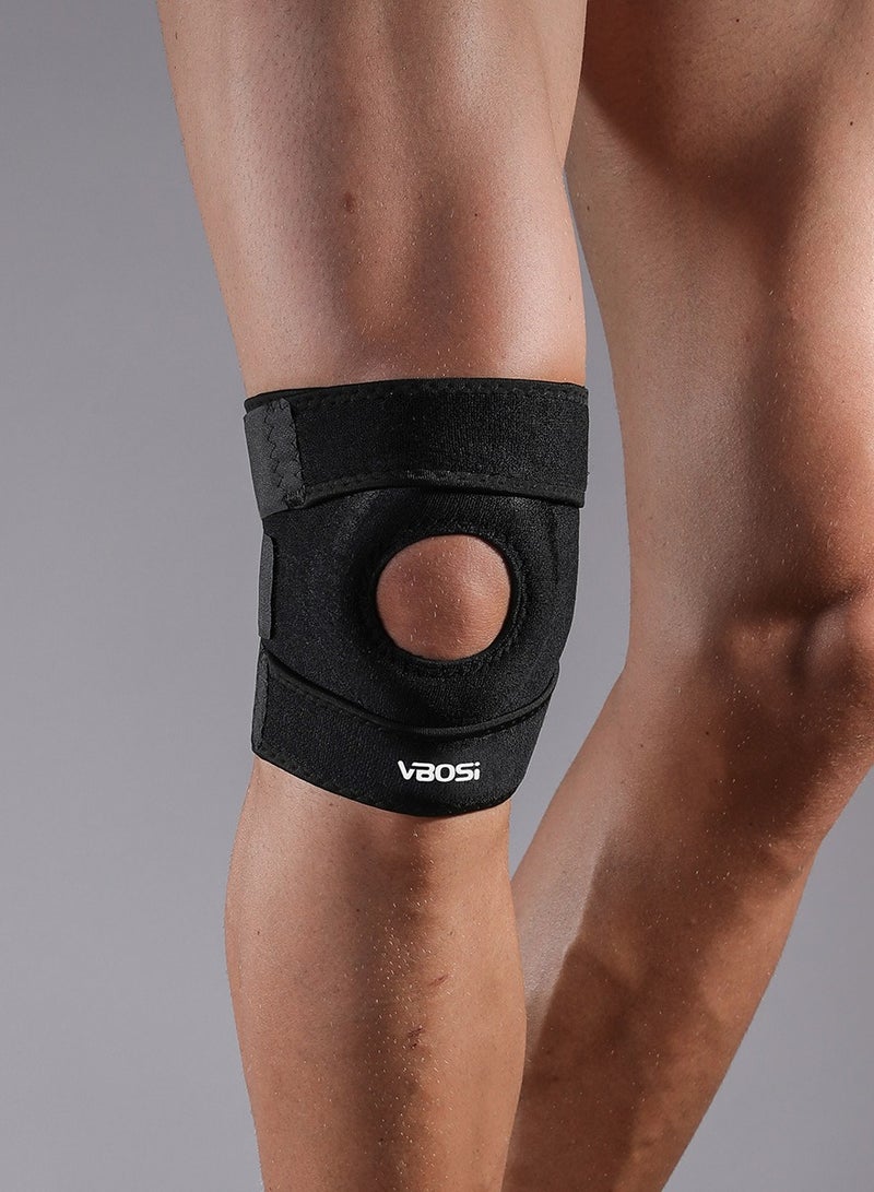 VBOSI Knee Brace with Dual Strap Compression & Patella Support - Adjustable Strap for Meniscus Protection, ACL/MCL Relief - Breathable Neoprene for Running, Basketball, Cycling (Men & Women) - Image 1