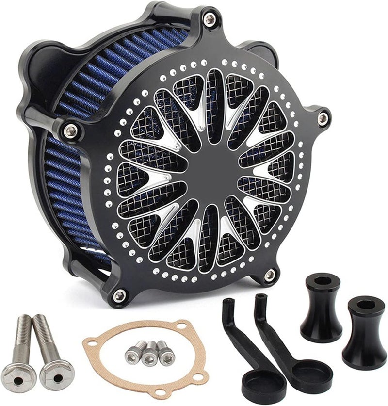 QASULER Turbine Spike Air Filter for Harley Motorcycles - Image 1