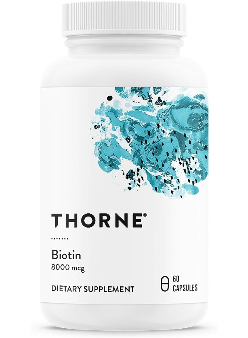 Thorne مكمل غذائي بيوتين-8 60 كبسولة - Image 1