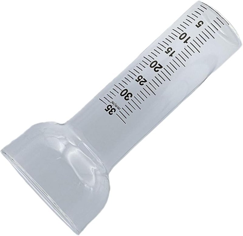 Flashlight No 1 Color Clear Rain Gauge With Double Gradations For Accurate Weather Tracking - Image 1