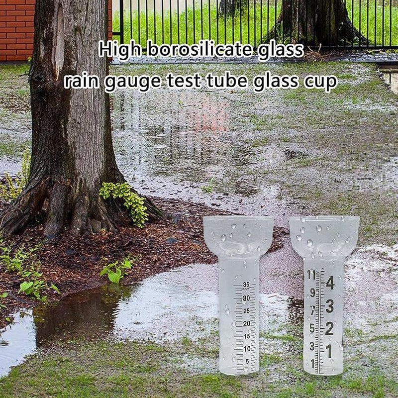 Flashlight No 1 Color Clear Rain Gauge With Double Gradations For Accurate Weather Tracking - Image 3