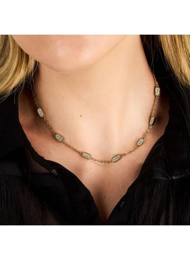 Karl Lagerfeld  Klayc58 Crystals Necklace for Women | Best Price UAE