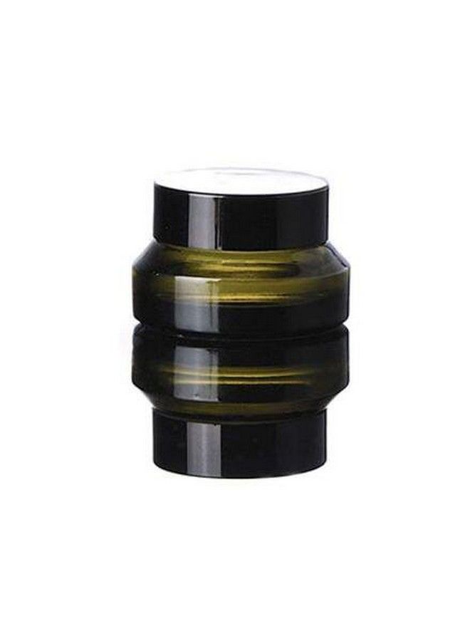 ericotry 3Pcs 15Ml 0.5Oz Green Glass Empty Refillable Cosmetic Cream Jars Inclined Shoulder Bottle Pot Container With Black Cap For Face Cream Salve Lip Balm Lotion And Diy Homemade Beauty Products - Image 5