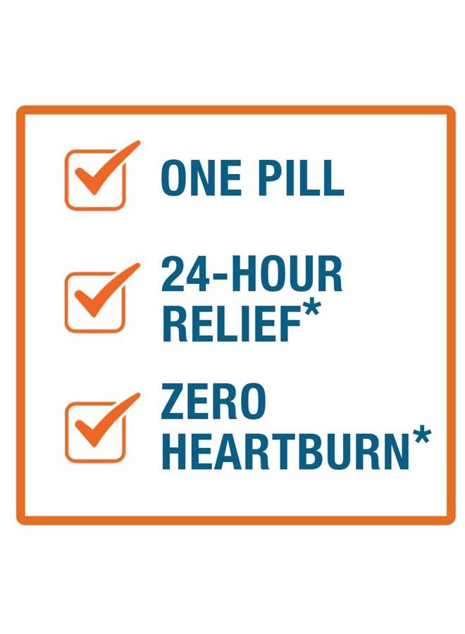 Zegerid OTC , Omeprazole plus Sodium Bicarbonate, 24 Hour, Proton Pump Inhibitor (PPI), Heartburn Medicine, Acid Reducer, Two 42ct Cartons  - Image 2
