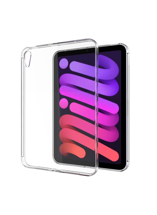 Generic - Ipadmini1234567 Protective Case All-inclusive Transparent Anti-drop Mini TPU Refreshing Soft Case 2024-Color:Transparent (down Jacket)-Applicable Model:Mini4/5 Universal - Image 1