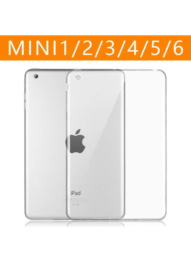 Generic - Ipadmini1234567 Protective Case All-inclusive Transparent Anti-drop Mini TPU Refreshing Soft Case 2024-Color:Transparent (down Jacket)-Applicable Model:Mini4/5 Universal - Image 1