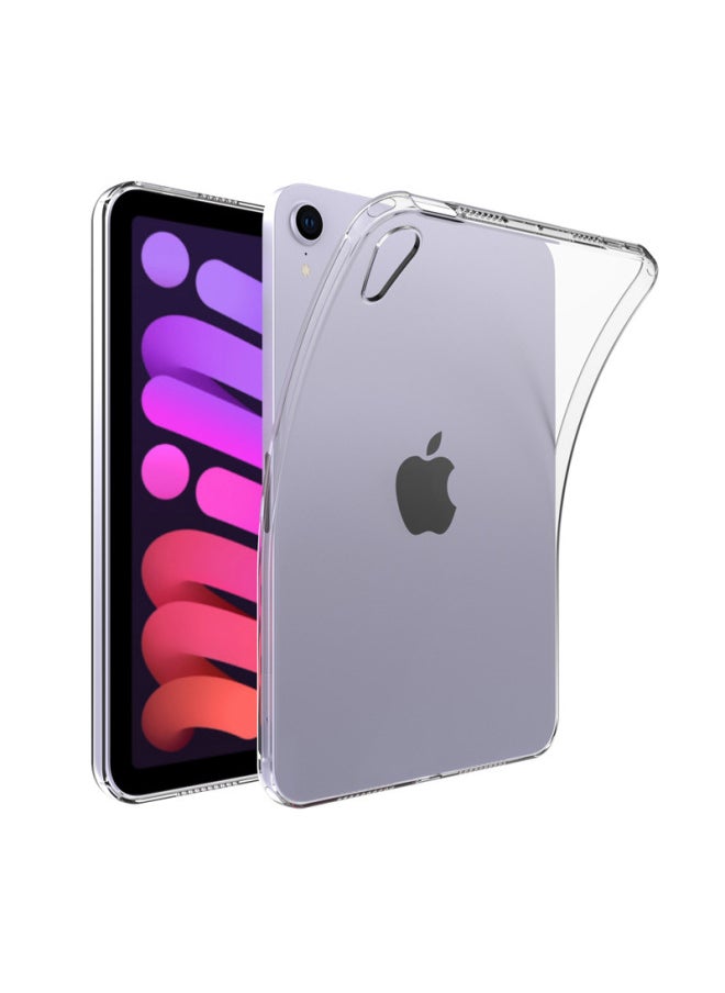 Generic - Ipadmini1234567 Protective Case All-inclusive Transparent Anti-drop Mini TPU Refreshing Soft Case 2024-Color:Transparent (down Jacket)-Applicable Model:Mini4/5 Universal - Image 1