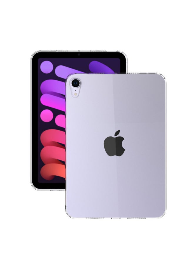 Generic - Ipadmini1234567 Protective Case All-inclusive Transparent Anti-drop Mini TPU Refreshing Soft Case 2024-Color:Transparent (down Jacket)-Applicable Model:Mini4/5 Universal - Image 1