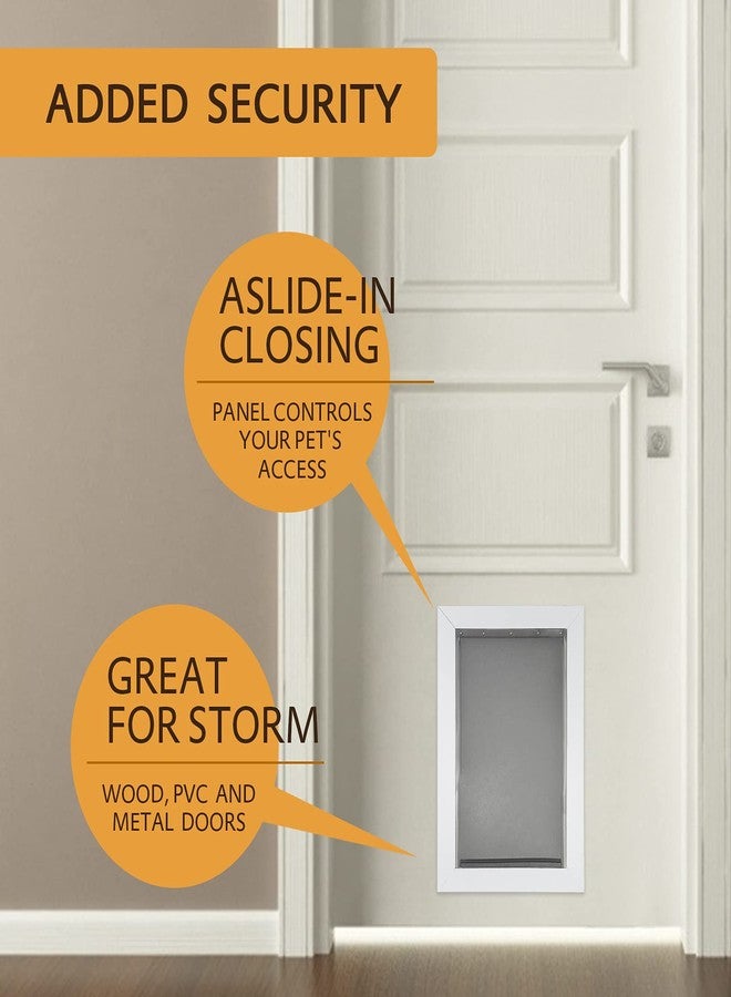 AMZOO Extra Large Replacement Dog Door Flap Compatible with PetSafe Measures 13 3/4” x 24 3/8” PAC 11-11040, Durable and Flexible - Image 4