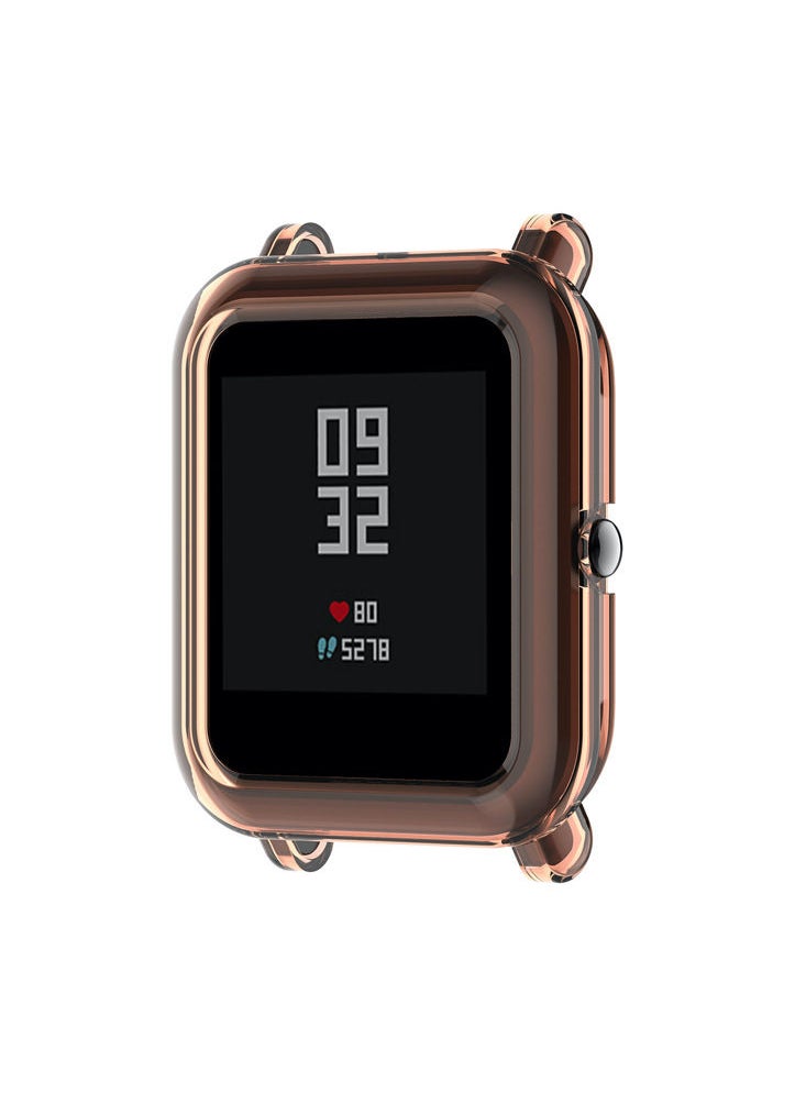 Perfii - Pellucid TPU Protective Bumper Case for Amazfit Bip/Bip U/Bip Lite/Pop/Pop Pro/GTS 2 mini - Image 1