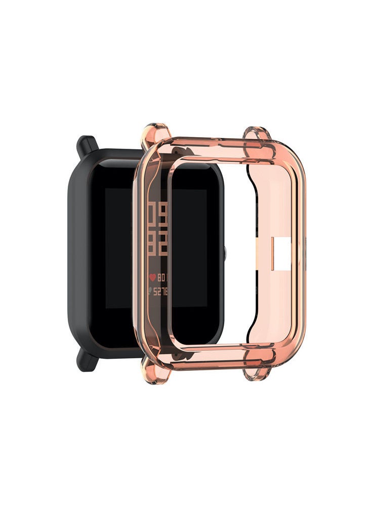 Perfii - Pellucid TPU Protective Bumper Case for Amazfit Bip/Bip U/Bip Lite/Pop/Pop Pro/GTS 2 mini - Image 1