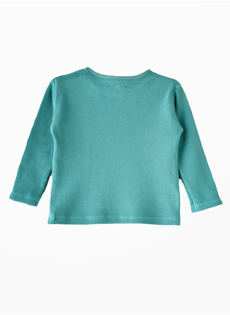 JAM Boys' Penguin Print Long-Sleeve Top - Chillin' with Mummy  - Image 2