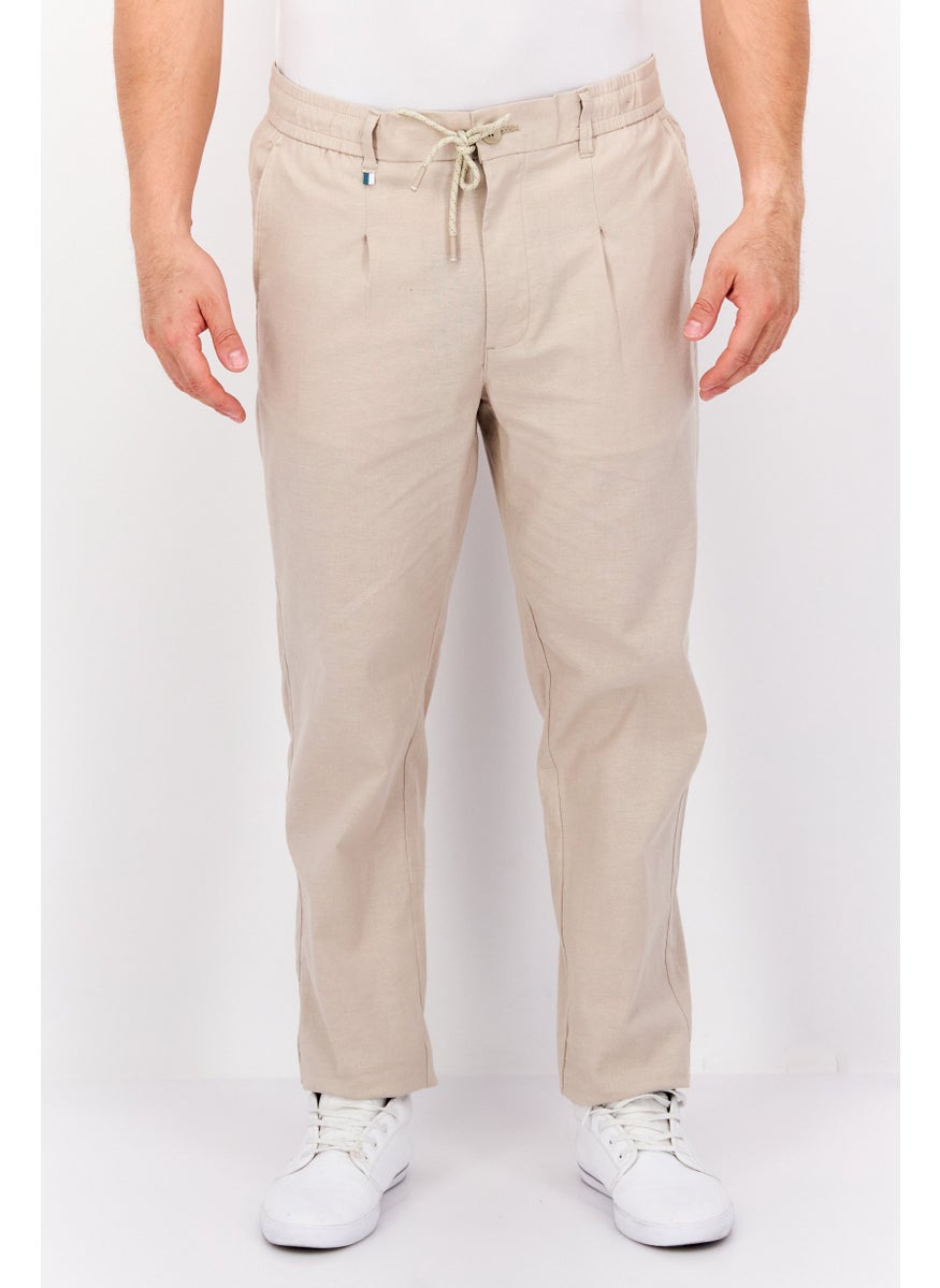 Men Regular Fit Solid Straight Leg Pants, Light Tan - pzsku/Z1C5DA45E61A93BAF6663Z/45/_/1737642489/4884a735-0e3a-4613-838e-7572f00cccd9