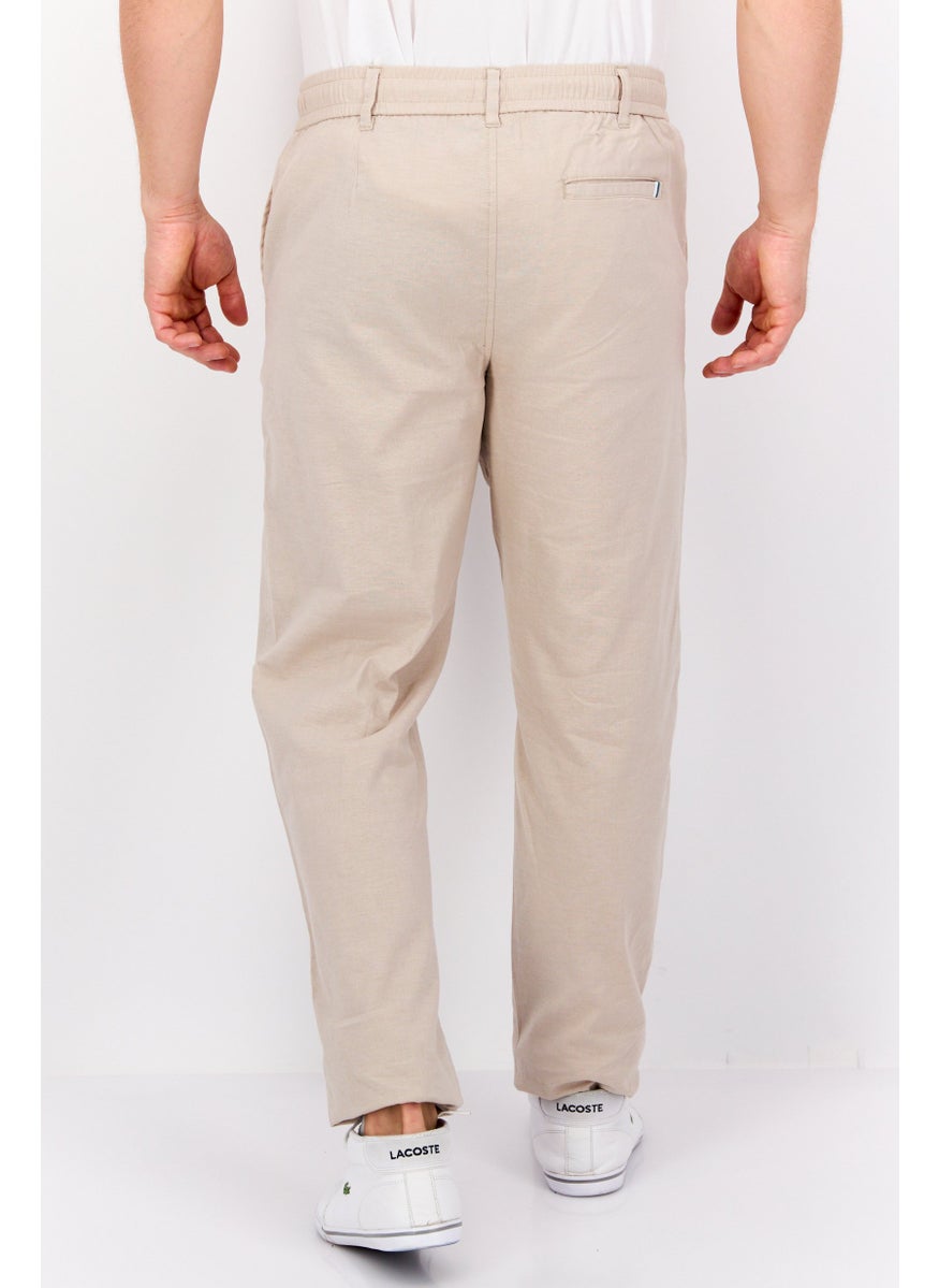 Men Regular Fit Solid Straight Leg Pants, Light Tan - pzsku/Z1C5DA45E61A93BAF6663Z/45/_/1737642494/71e2c090-bb56-44ee-a24b-a3366ef1d7dd