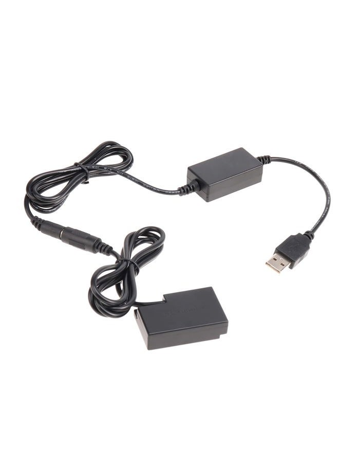FocusFoto Full Decoded LP-E17 DR-E18 Dummy Battery DC Coupler + USB Power Supply Adapter Cable fit 5V 2A Power Bank for Canon EOS 77D 200D 800D 750D 760D M3 M5 M6 Mark II RP Camera - Image 4