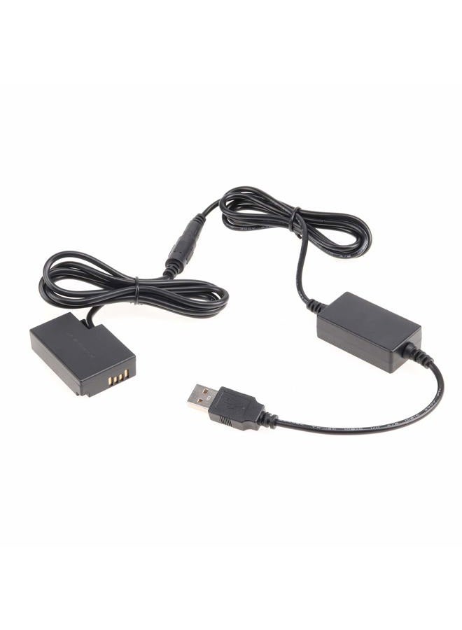 FocusFoto Full Decoded LP-E17 DR-E18 Dummy Battery DC Coupler + USB Power Supply Adapter Cable fit 5V 2A Power Bank for Canon EOS 77D 200D 800D 750D 760D M3 M5 M6 Mark II RP Camera - Image 2