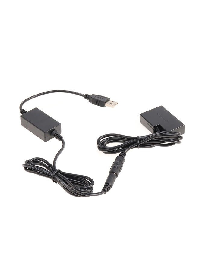 FocusFoto Full Decoded LP-E17 DR-E18 Dummy Battery DC Coupler + USB Power Supply Adapter Cable fit 5V 2A Power Bank for Canon EOS 77D 200D 800D 750D 760D M3 M5 M6 Mark II RP Camera - Image 3