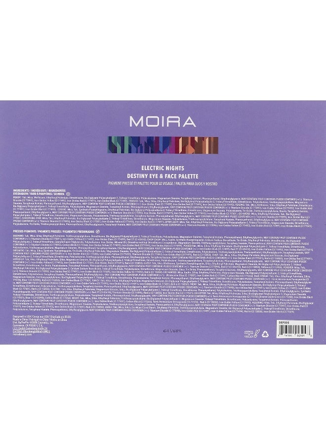 moira Dep005 Destiny Eyeshadow Palette (005, Electric Nights) - Image 3