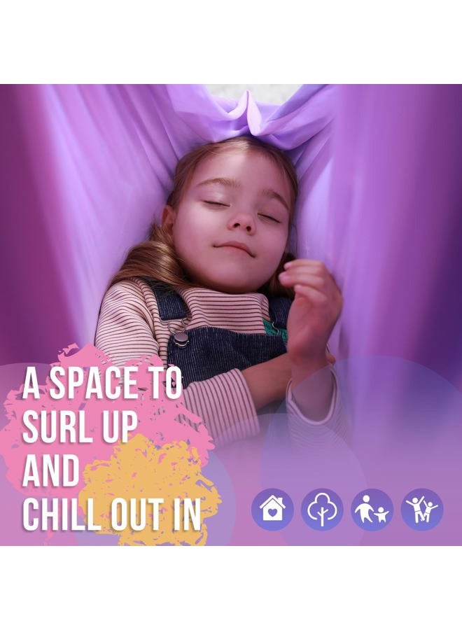 SUCHDECO Sensory Swing Indoor Outdoor for Kids, Therapy Swing for Kids, Swing Hammock for Child & Adult with Autism, Sensory Joy Therapy Swing for Kids Joy Therapy Swing for Kids(Meteor) - Image 5