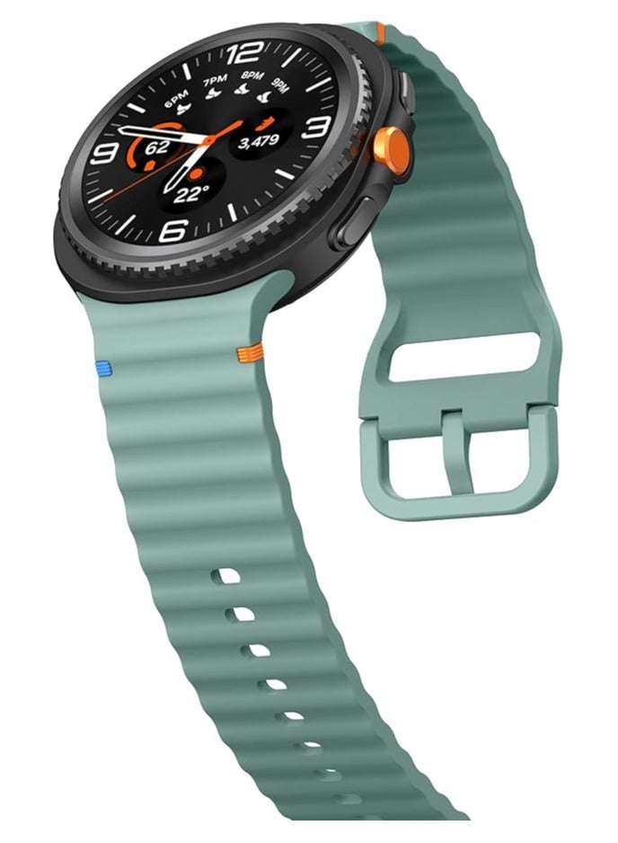 Replacement Strap Compatible with Samsung Galaxy Watch 8 40mm 44mm Galaxy Watch 8 Classic 46mm  - Pine Green
